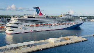 Into the sea  here we go  Cruising to Bahamas #cruiseship #cruiselife #bahamas #carnivalcruise