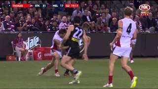 Viney slams Weller in fierce tackle - AFL