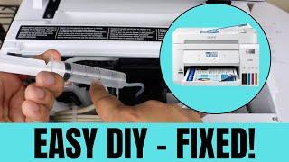 Epson ET 3760, 3750, 3700 How To Clean Print head- Print head Error- Not printing- [SOLVED]