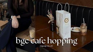 bgc taguig cafe hopping | auro chocolate, baristart coffee, sunkissed cafe — silent vlog ph ️