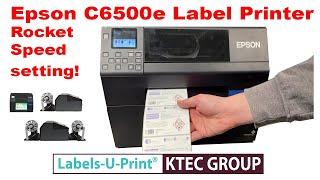 EPSON C6500Ae colour label printer - High Speed Labels - KTEC GROUP UK