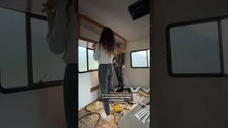 PART ONE of our RV renovation turning this old school RV into a cosy winter cabin on wheels ️  ️