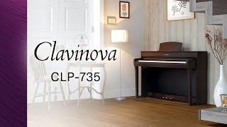 Yamaha Clavinova CLP-735 Digital Piano Overview