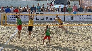 Beach volleyball. Men. The final. Beauty!