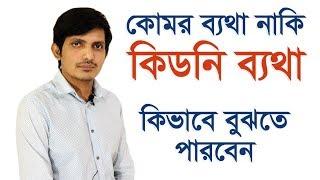 কিভাবে বুঝবেন | কিডনি ব্যথা | কোমর ব্যথা / কোমর ব্যথা কেন হয় /  কিডনি রোগের লক্ষণ /কিডনি রোগের কারণ