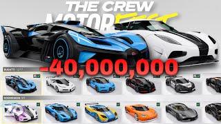 Ich kaufe ALLE Bugatti & Koenigsegg - THE CREW MOTORFEST