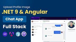 Profile Image Upload API with .NET 9 for Angular 19 Chat App