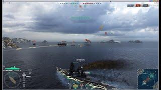 WOWS ARP Haruna into trap 2020 03 24 19 08 16