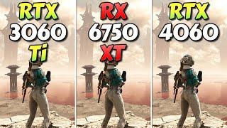 3060 Ti or 6750 XT or 4060? - Test in 12 New Games