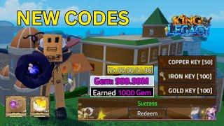 *NEW CODES* ALL WORKING CODES IN KING LEGACY 2024! | KING LEGACY CODES GATE