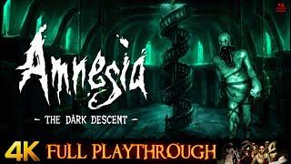 AMNESIA : The Dark Descent | 4K/60FPS | FULL GAME Walkthrough | ALL ENDINGS