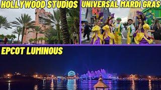  LIVE: Park Hopping Hollywood Studios, Universal Studios, Epcot Lumiunous Walt Disney World 3/17/25