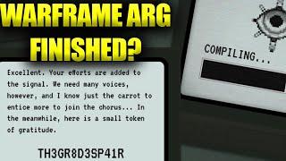 Finishing The Warframe ARG For Free Loot!