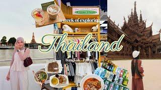 a week in bangkok itinerary what i eat, shopping, cafe hopping, night market, day trip to Pattaya