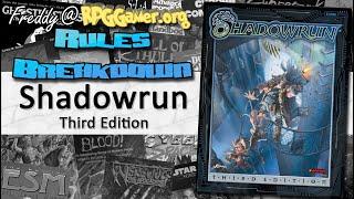 Shadowrun Third Edition (FASA 1998) | Rules Breakdown