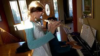 2015 Maddie Playing Flute with Oma