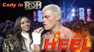 The Cody Rhodes Ring of Honor run (storyline summary)