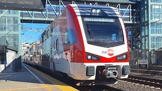 Caltrain Electric Train #120 Ride from Redwood City to Mountain View