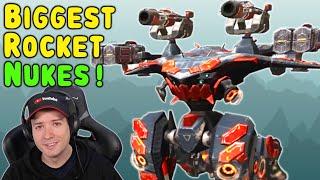 FIRING NUKES! BEST Ao Ming Play EVER! War Robots Tsar Titan Gameplay WR