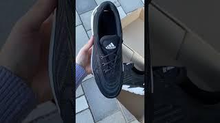 Мужские летние кроссовки сетка Adidas (Адидас) Originals Ozelia Black, текстильные кеды черные