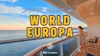 Is This The Best Balcony at Sea?  MSC World Europa Grand Suite 16253