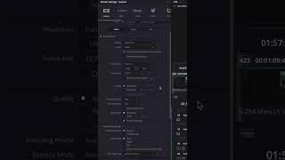 Best DaVinci resolve settings for Youtube Shorts & TikToks