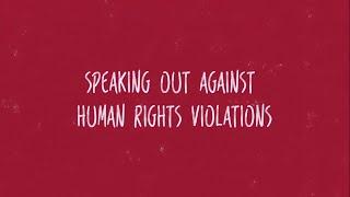 Speaking Out Against Human Rights Violations