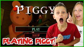 PLAYING PIGGY WITH KARINA!