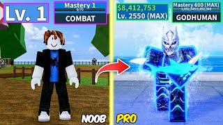 Beating Blox Fruits as Kaiju No.8 ! Lvl 0 to Max Lvl Full Shark v4 Noob to Pro in Blox Fruits!