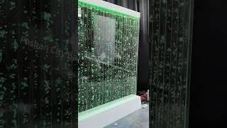 decorative light decor lights room divider led acrylic water bubble wall panel with dancing fountain