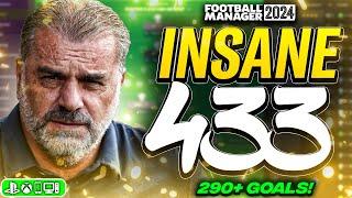 Insane 4-3-3 FM24 Tactic: Over 290 Goals Scored! | Best FM24 Tactics