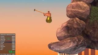 Getting Over It with Bennett Foddy - 1m 53.438s Speedrun