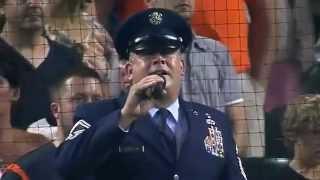 God Bless America Funny Fail at Detroit Tigers Game