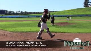 Jonathan Alaniz Prospect Video, C, Don Lugo High School Class of 2018