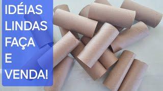 Lindas Idéias com Rolos de Papel higiênico Reciclagem, Artesanatos