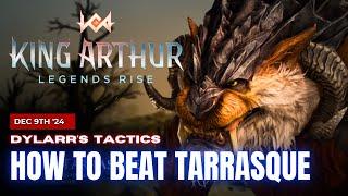 How to Beat the Tarrasque Dungeon 1 - 7 | Shrine of Storms | King Arthur Legends Rise