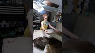 Making a Fur Blanket Day 3