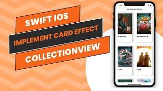 How to Create Card Effect in CollectionView in Swift 5 XCode | Hindi | iOS App Development Easy