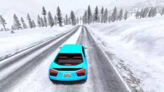 BeamNG.Drive Mammoth Valley in the SBR4! - High Speed Racing in the Snow