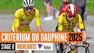 A Final Dauphiné Duel ︎ Critérium du Dauphiné Stage 8 Highlights