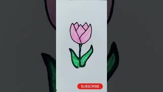 Easy Lotus 🪷 Drawing for Kids #shorts #trending #viral #reels #kidsvideo #ytshorts