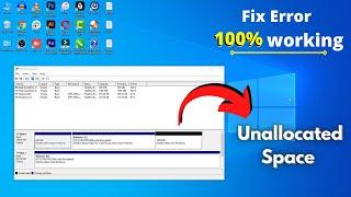 How to Delete Unallocated Partition in Windows 10 | Add Unallocated Space to C Drive Windows 10