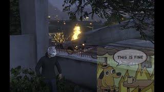 Playing a game of Cat and Mouse with this GTA V player