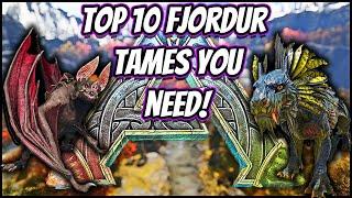 TOP 10 CREATURES YOU NEED TO TAME ON FJORDUR ASAP!! || Ark Fjordur!