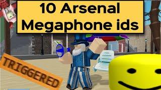 10 ROBLOX Arsenal Megaphone Ids/Codes *2020*