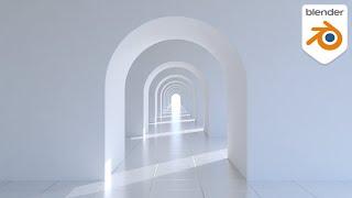 Endless HALLWAY Loop Animation In Blender 3D (Quick Tutorial)