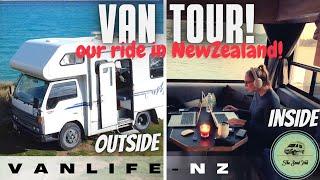 VAN TOUR! | 1991 Ford Trader  - Classic RV/Campervan  - our ride in NZ!