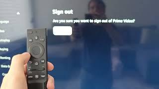 How to Log Out of Amazon Prime Video on TV (Samsung / Others)!