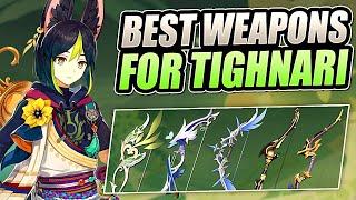 TIGHNARI - COMPLETE WEAPON COMPARISONS - ALL Potential Bows Showcased | Genshin Impact