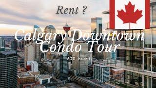 Condo Tour | What a $900 Apartment In Downtown Calgary Looks Like | Rent in Canada